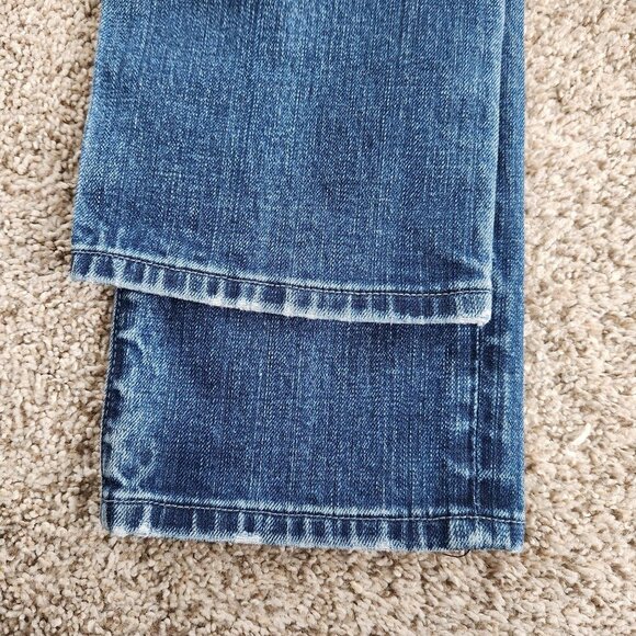 Vigoss Fit/Straight Leg Light Wash Blue Studded Jeans - Picture 10 of 11